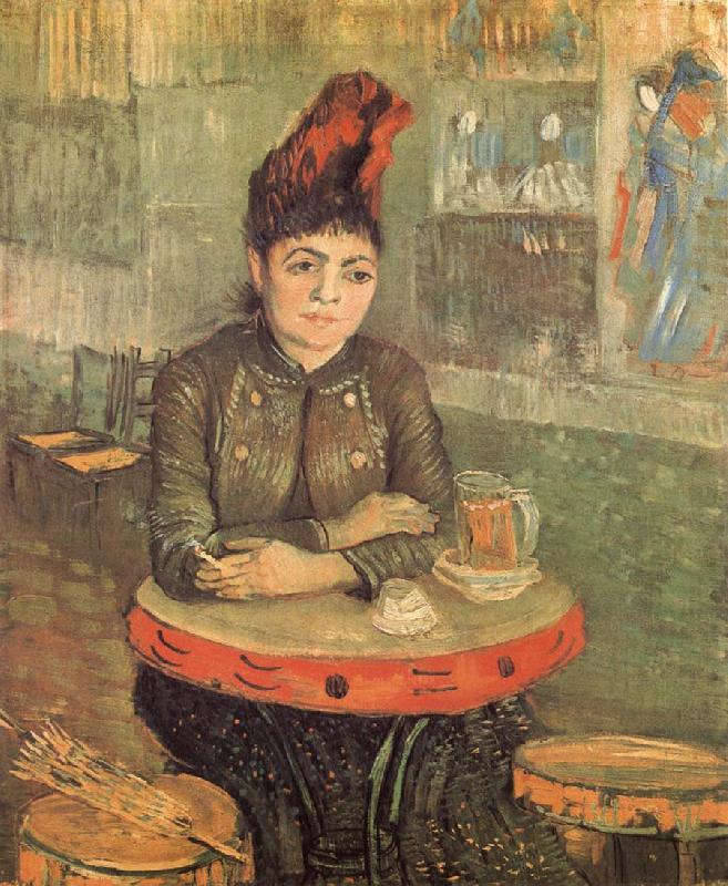 Vincent Van Gogh Agostina Segatori in the Cafe du Tambourin China oil painting art